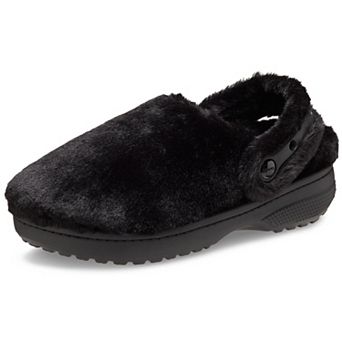 Unisex Adult Classic Lined Clogs Fuzzy Slippers