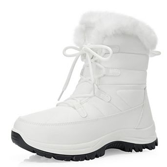 Womens Snow Boots Winter Water Resistant Lined Outdoor Booties