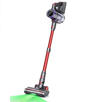 Cordless Vacuum Cleaner, 48kPa Powerful Lightweight Stick for Hard Floors, Carpet & Pet Hair