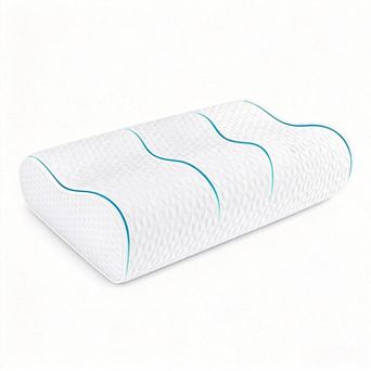 Cervical Neck Pillow for Pain Relief- Queen Size Adjustable Cooling Pillow for Sleeping