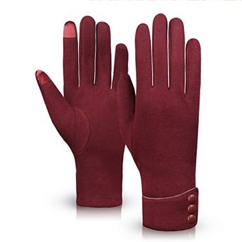 Womens Gloves Winter Touchscreen Texting Phone Windproof Gloves Warm Fleece Lined Cold Weather