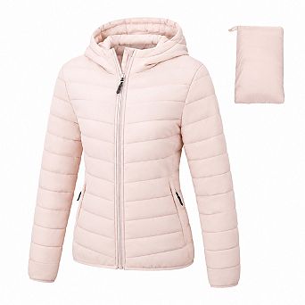 Women's Packable Lightweight Hooded Puffer Jacket Water Resistant Warm