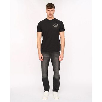 Duck and Cover Mens Elix Cotton Denim Straight Leg Jeans