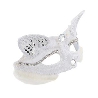 Lace Cat Ears Masquerade Animal Cosplay Eye Mask for Women Party 1 pc