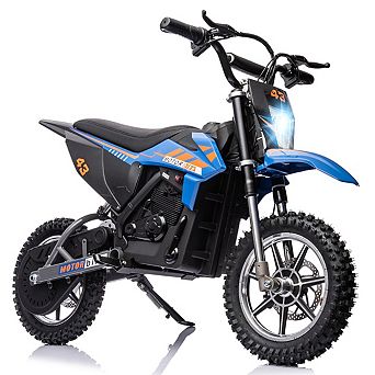 36V Kids Electric Dirt Bike for Ages 8-14 with Disc Brakes, Pneumatic Tires