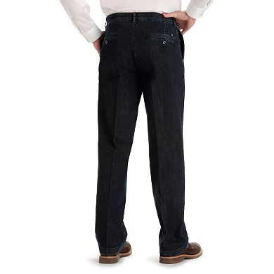 Men's Lee Custom Fit Relaxed-Fit Flat-Front Pants