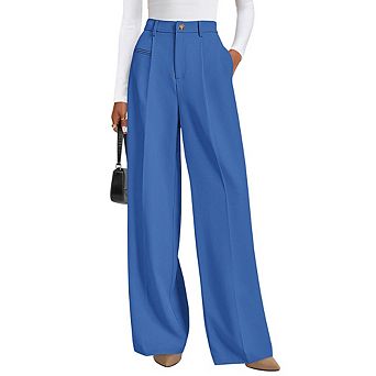 PRETTYGARDEN Women's Tailored Wide Leg Work Dress Pants