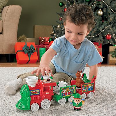 Little people christmas train on sale