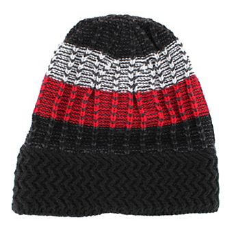 G&S Originals Men's Color Block Stripe Knit Winter Beanie Hat
