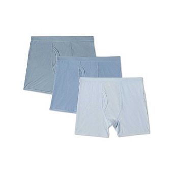 3 Pair Boys Ribbed Modal Blend Tag-Free Boxer Briefs, Solid Colors