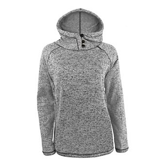 Ladies' Fleece Henley Hoodie Pullover