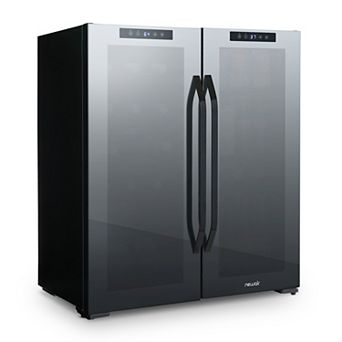 Newair 59 Can 18 Bottle Beverage Fridge, Black