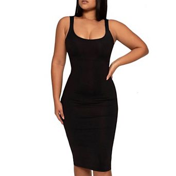 YAHAIRA Women's Perfect Black Shapping Bodycon Dress