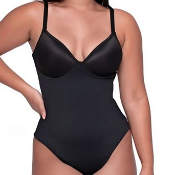 YAHAIRA Women's Shapewear Cupped Full Bodysuit Triple Tummy Layer