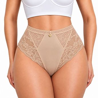 YAHAIRA Women's Lace Lover Mid Waisted Panty Underwear Bottoms