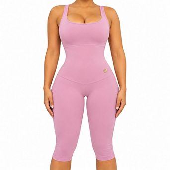 YAHAIRA Women's Jumpsuit With Triple Tummy Layer Above The Knee