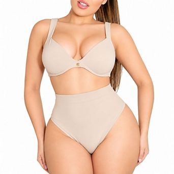 YAHAIRA Women's Thong Panty With Triple Tummy Layer Bottoms