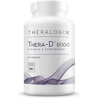 Theralogix Thera-D 6000 Vitamin D3 Bone & Immune Health, NSF Certified