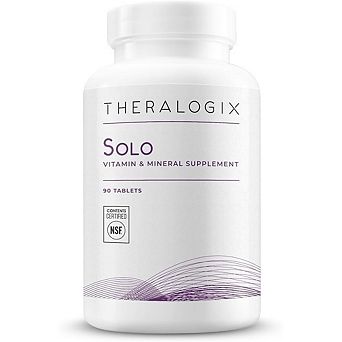 Theralogix Solo Multivitamin Without Iron Daily Wellness, NSF Certified