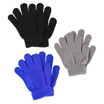 CTM Kids' Winter Gloves by Wootie 3-Pack One Size Fits Most
