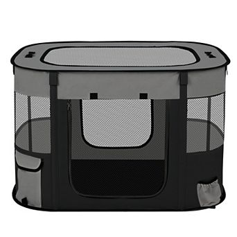 Dog Playpen, Portable Cat Playpen Crate Indoor for Dogs Cats Rabbits