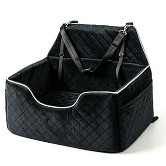 Dog Car Seats for Small Medium Dogs Under 35lbs, Memory Foam Dog Booster Seat with Cushion