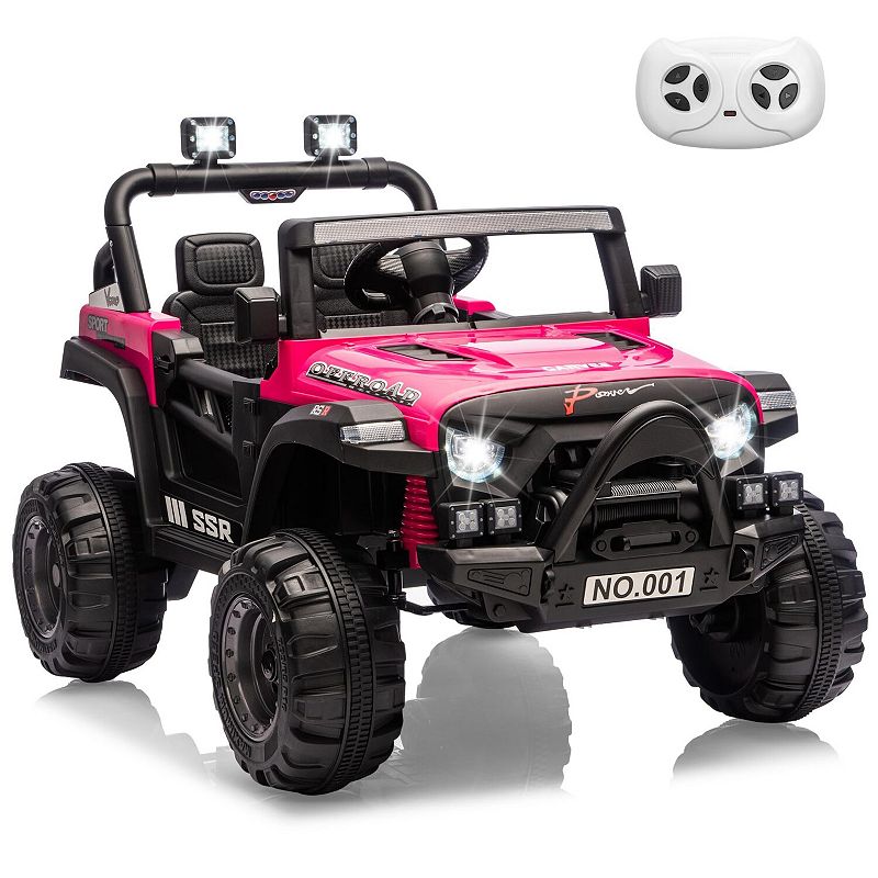 12V Electric Ride On Truck with Parent Remote Control and Bluetooth for ...