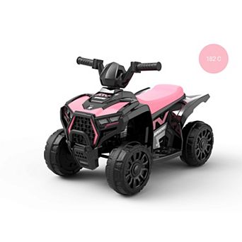 6V Electric Ride On ATV 4 Wheeler with Lights and Music 3.5 MPH for Toddlers Ages 3 to 6