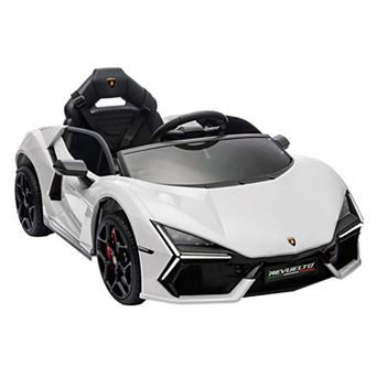 Licensed Lamborghini Revuelto 12V Electric Ride On Car with Dual 25W Motors Remote Control for Kids