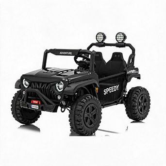 24V Electric Ride On Car with 4 x 45W Motors Parent Remote 3 to 5 MPH for Kids Ages 3 to 8