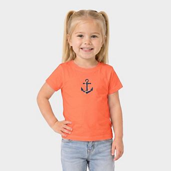 Anchor and Rope - Toddler Short Sleeve Graphic T-Shirt