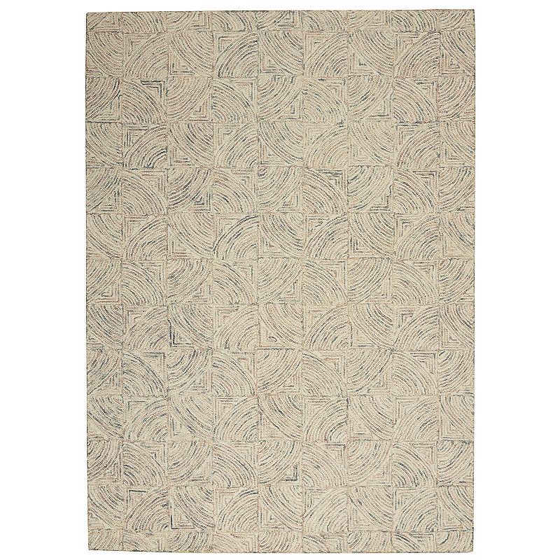 Nourison Linked Abstract Indoor Wool Area Rug