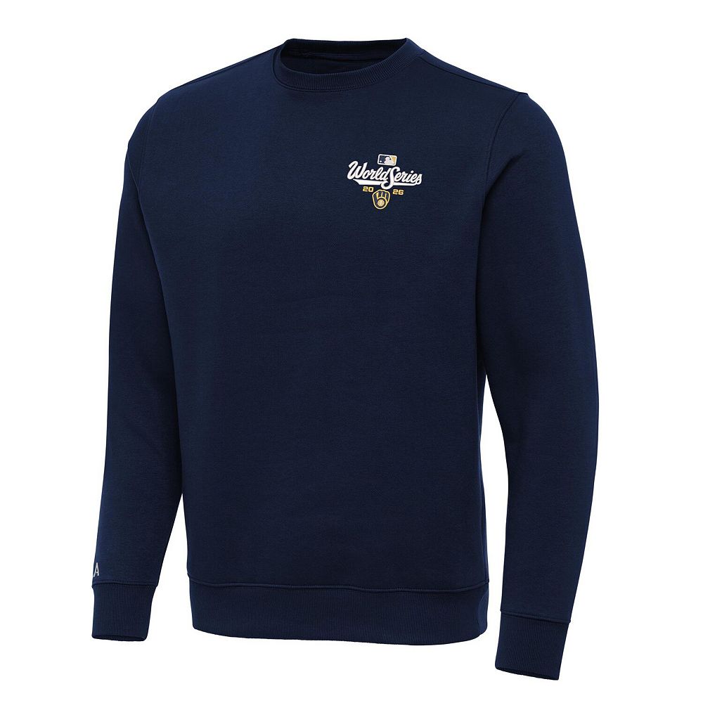 Men's Antigua Milwaukee Brewers World Series Participant 2026 Navy ...