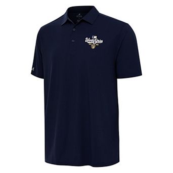 Men's Antigua Milwaukee Brewers World Series Participant 2026 Navy Era Polo