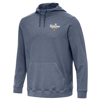 Men's Antigua Milwaukee Brewers World Series Participant 2026 Navy Cloud Pullover Hoodie