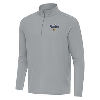 Men's Antigua Milwaukee Brewers World Series Participant 2026 Skyscraper Intent 1/4 Zip Pullover