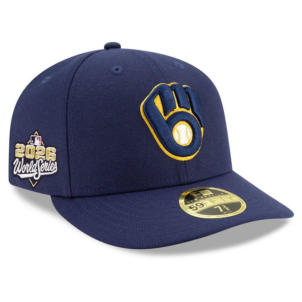 Men's New Era Navy Milwaukee Brewers 2026 World Series Side Patch Low ...