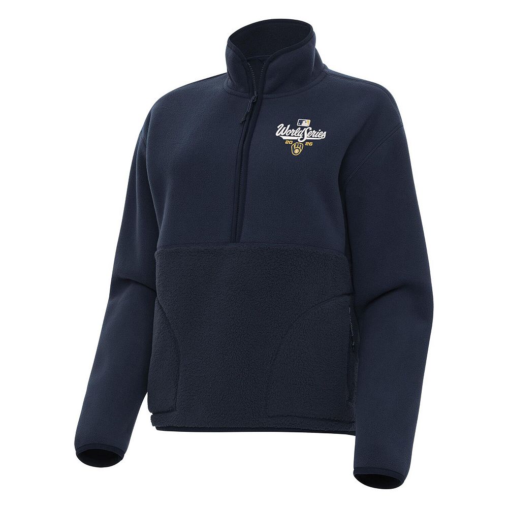 Women's Antigua Milwaukee Brewers World Series Participant 2026 Navy ...