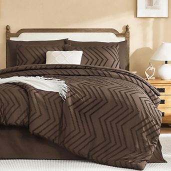 Boho Geometric 7 pc Bed Comforter Sheet Set Soft Microfiber