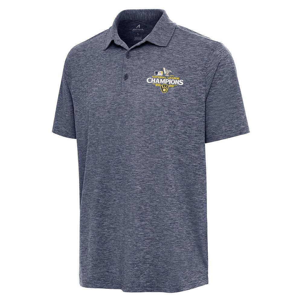 Men's Antigua Milwaukee Brewers League Champs 2026 Par 3 Polo
