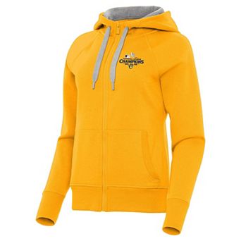 Women's Antigua Milwaukee Brewers League Champs 2026 Victory Full Zip Hoodie