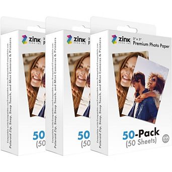 Zink 2" x 3" Instant Photo Paper (150 Pack) Compatible with Polaroid Snap & Other Instant Cameras