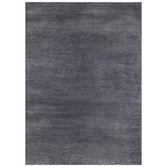 WRG Home Solid Heathered Machine Washable Non-Slip Indoor Area Rug