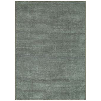 WRG Home Solid Heathered Machine Washable Non-Slip Indoor Area Rug