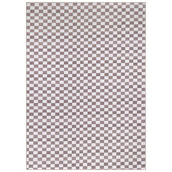 WRG Home Mini Checkerboard Machine Washable Non-Slip Indoor Area Rug