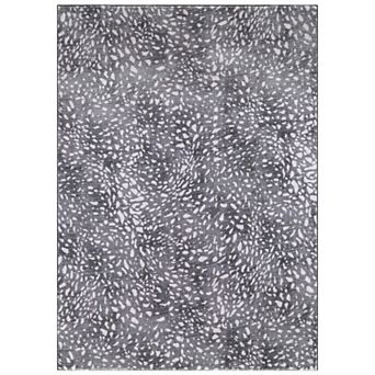 WRG Home Antelope Print Machine Washable Non-Slip Indoor Area Rug