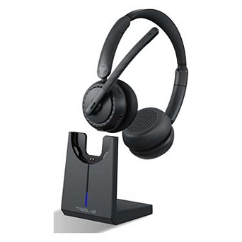 Treblab C7-Pro Wireless Bluetooth Headset, 45H Playtime, Type-C Fast Charging, IPX4 Waterproof
