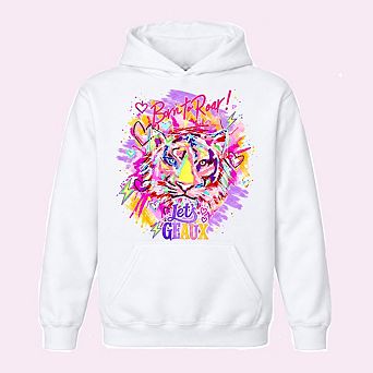 Born 2 Roar Tiger Hoodie Sweatshirt