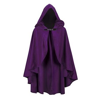 Medieval Costume Cape Renaissance Faire Halloween Dress Up Cosplay Accessory