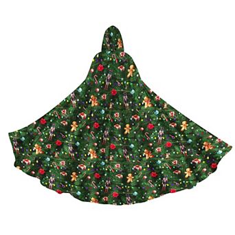 Unisex Medieval Wizard Witch Robe Cape Cosplay Costume Party Accessory